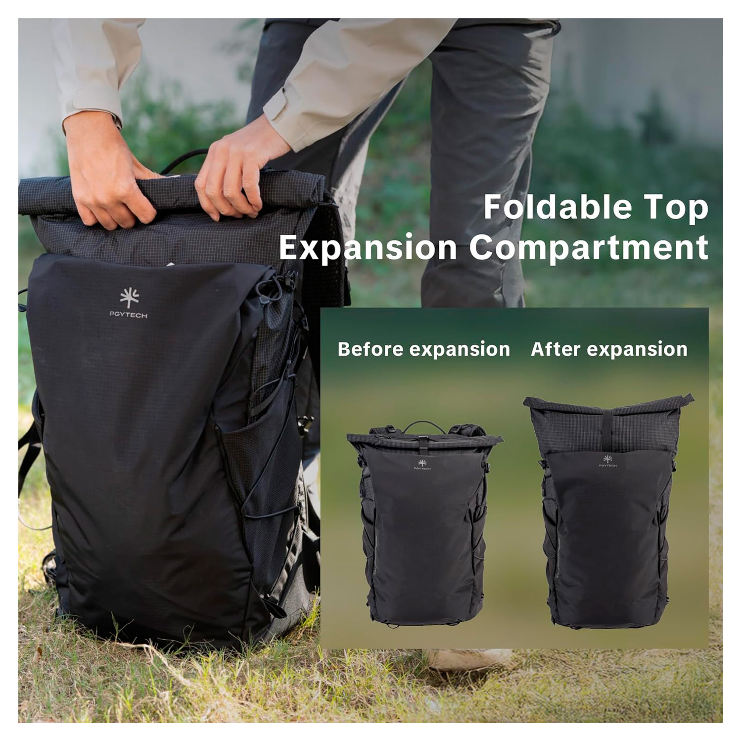 Рюкзак PGYTECH OnePro Ultralight Backpack 20L, цвет: Space Black