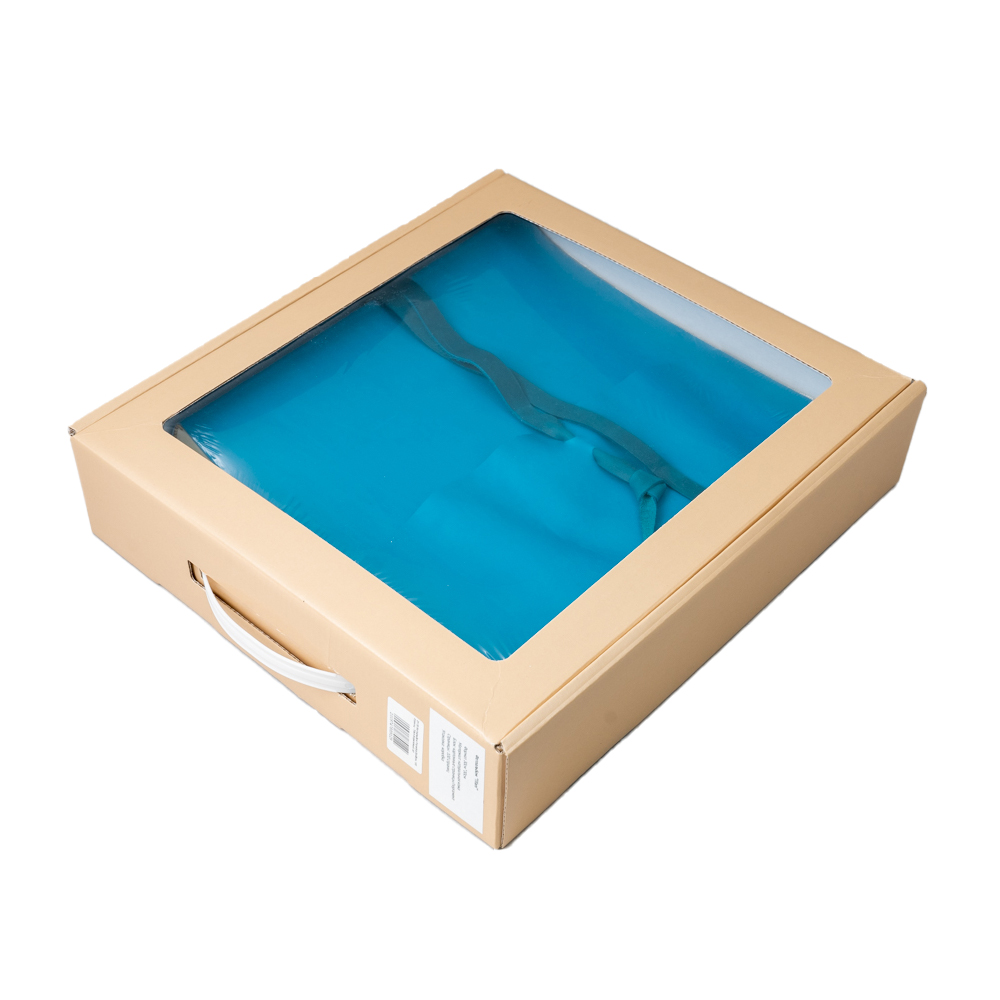 Кожаный фотоальбом Florentia 30х30 см, 100 страниц "Tifani " бирюзовый