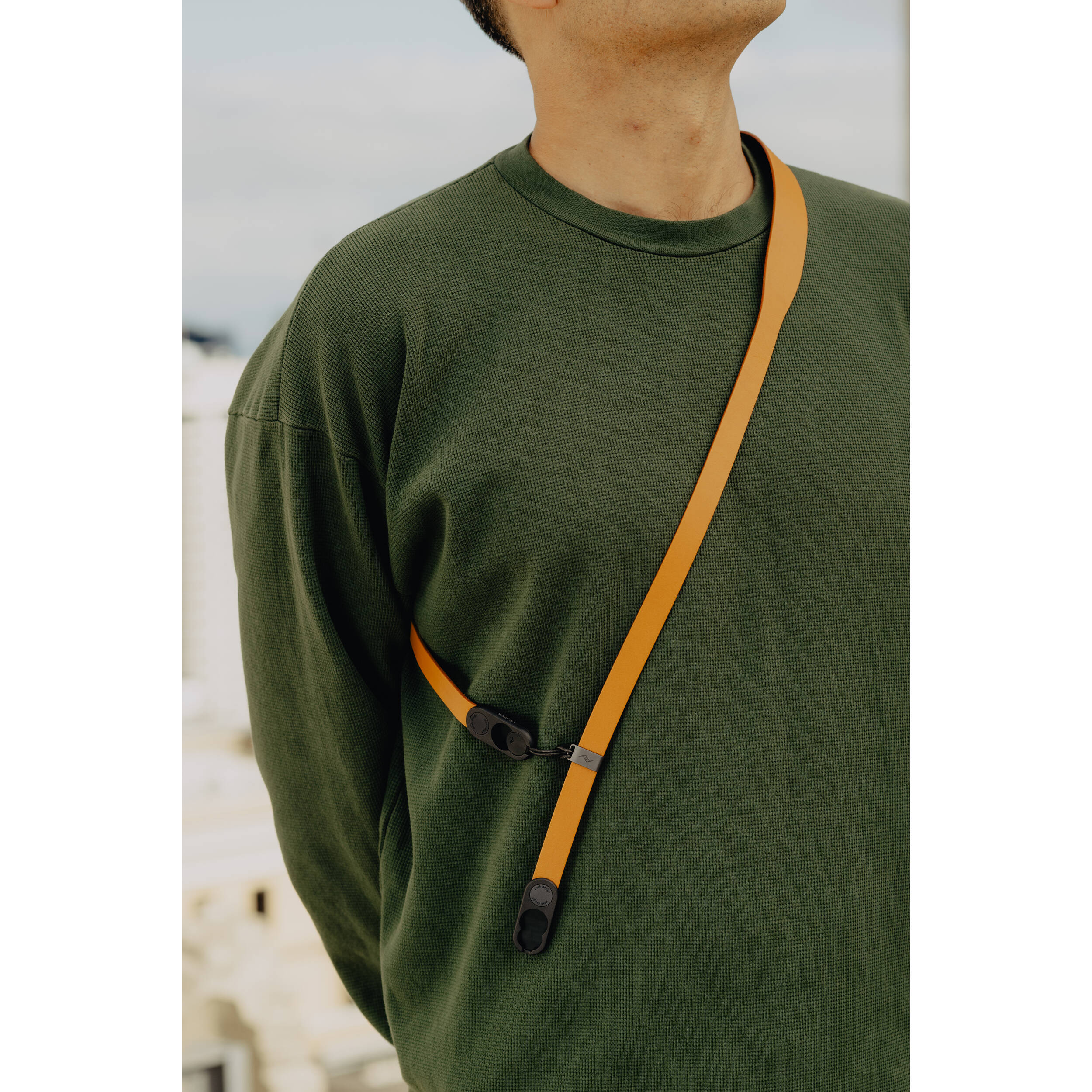 Ремень Peak Design Form Leather Long Amber, янтарный