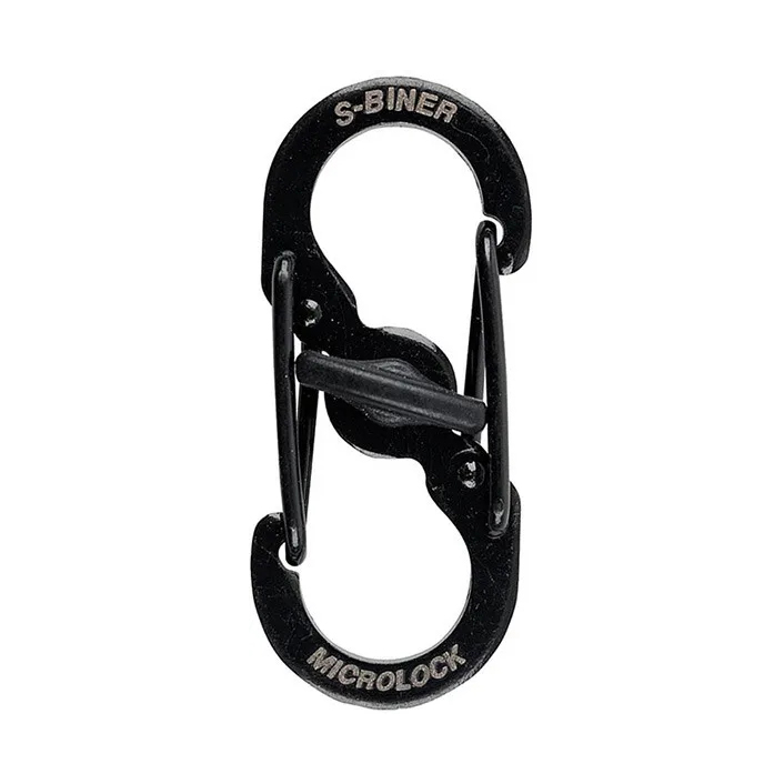 Карабин Nite Ize S-Biner MicroLock, черный
