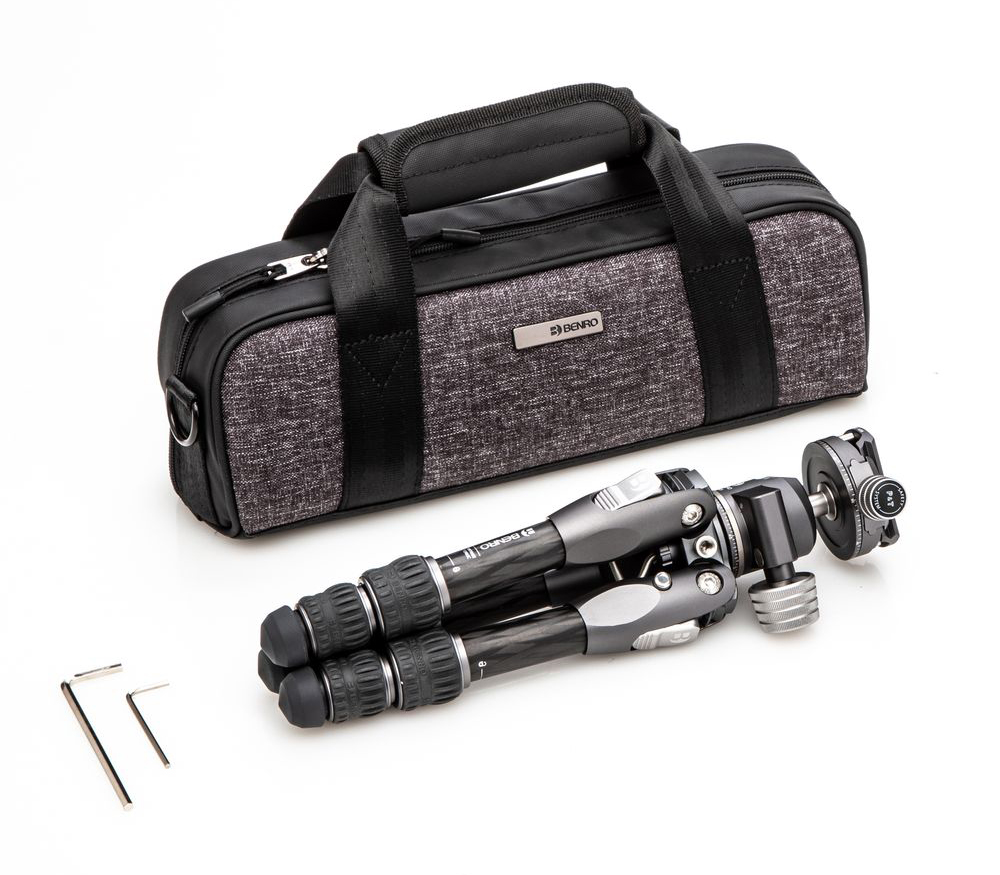 Штатив Benro Tortoise TTOR03C с головой GX25, цанговые замки, карбон