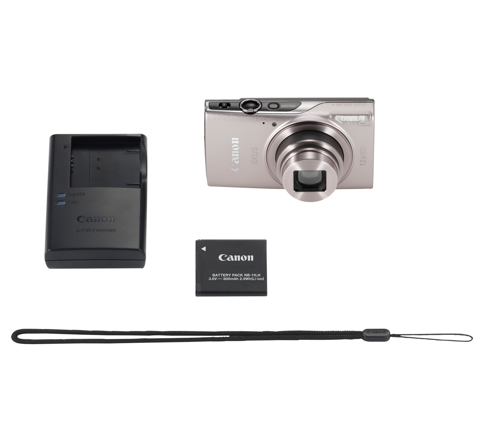 Компактный фотоаппарат Canon IXUS 285 HS A, серебристый (уцененный)