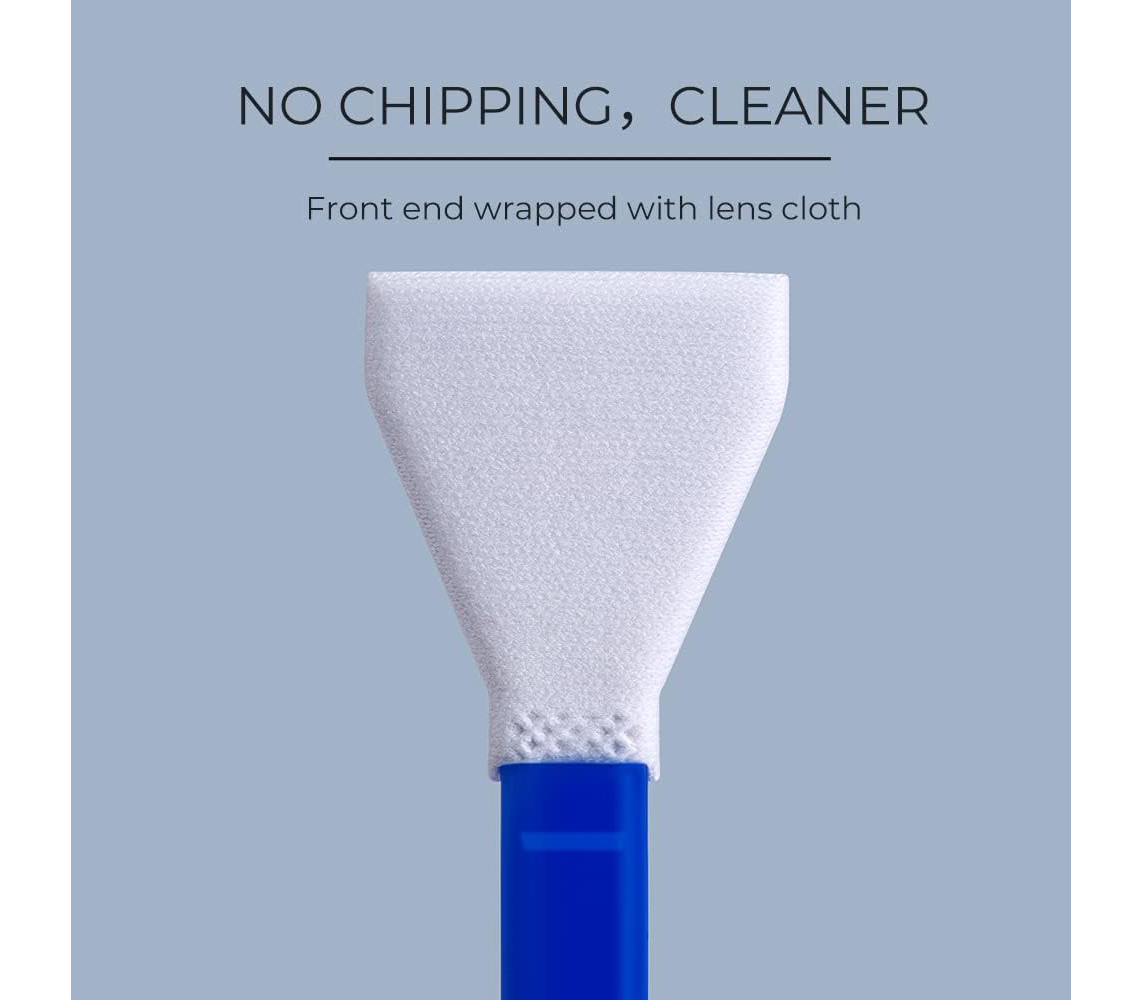 Шваброчки для чистки матриц K&F Concept 1598, для APS-C камер (10 шт, жидкость, перчатки)