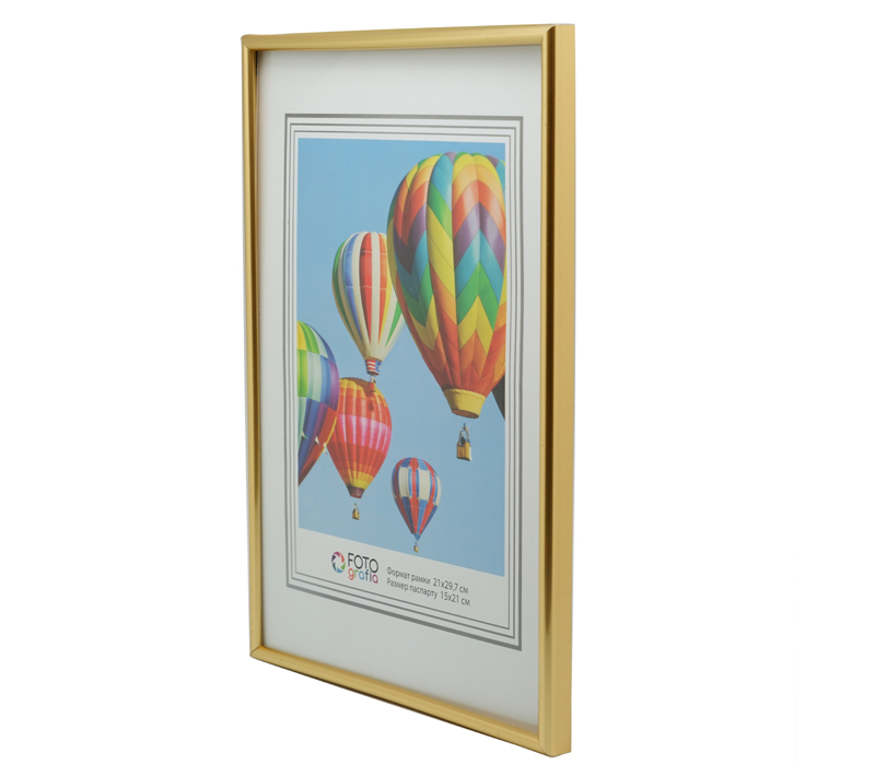 Фоторамка Fotografia А3 29.7x42 см, золотистая