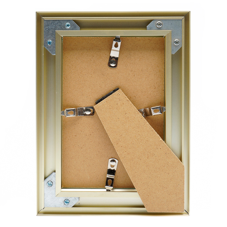 Фоторамка Fotografia 10x15 см, алюминий, золотистая (FFAL-9201)