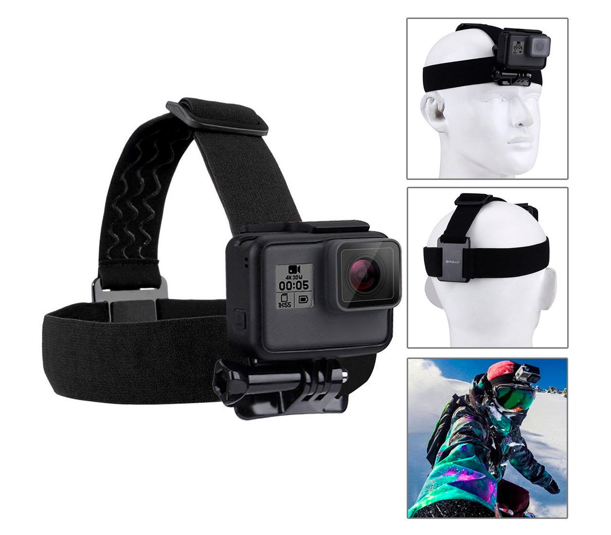 Комплект аксессуаров Puluz PKT16 Accessories Combo Kit 53 в 1 для экшн-камер