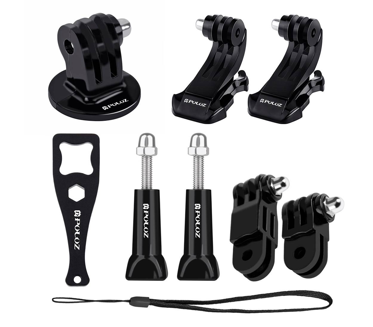Комплект аксессуаров Puluz PKT18 Accessories Combo Kit 20 в 1, для экшн-камер