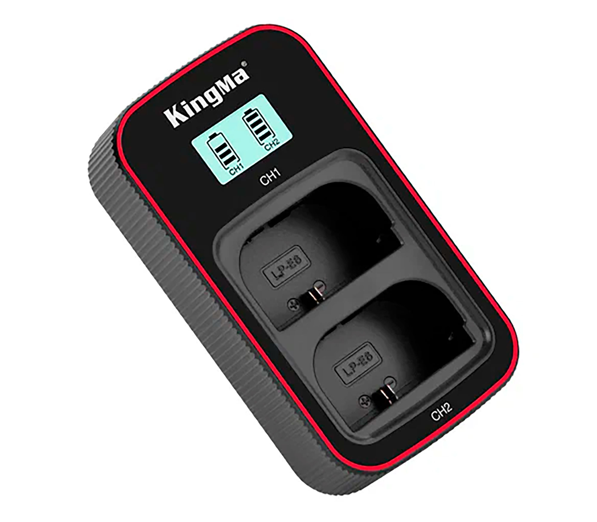 Зарядное устройство Kingma BM058-LPE6, USB, для 2х Canon LP-E6, дисплей