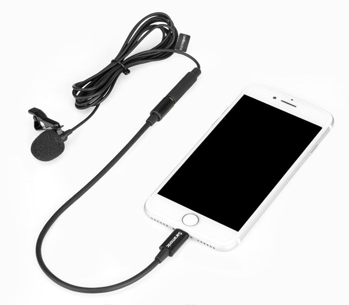 Микрофон Saramonic LavMicro U1A, петличный, 3.5 мм TRS + Lightning