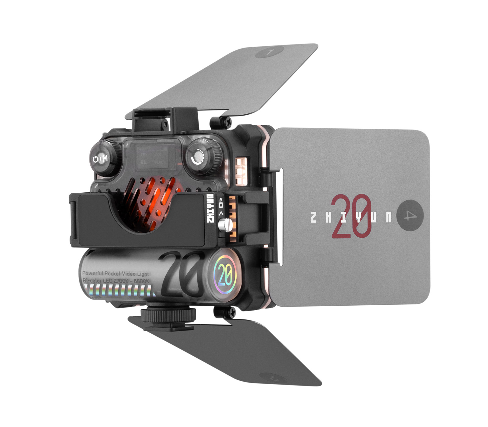 Осветитель Zhiyun Fiveray M20 Combo, светодиодный, 20 Вт, 2700-6500К (уцененный)