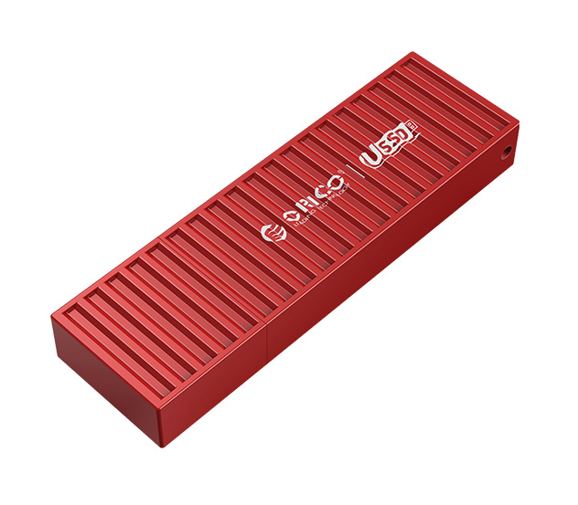 Внешний SSD диск Orico USSD-J-C256G, 256 ГБ, 560/480 MB/s, красный