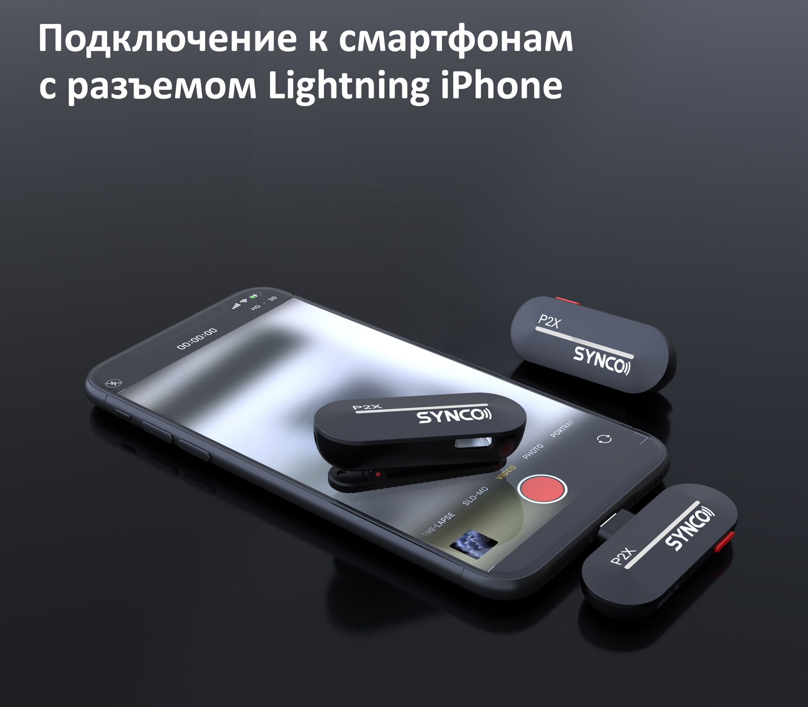 Беспроводная система Synco P2XL, 2.4 ГГц, TX+TX+RX, Lightning (уцененный)