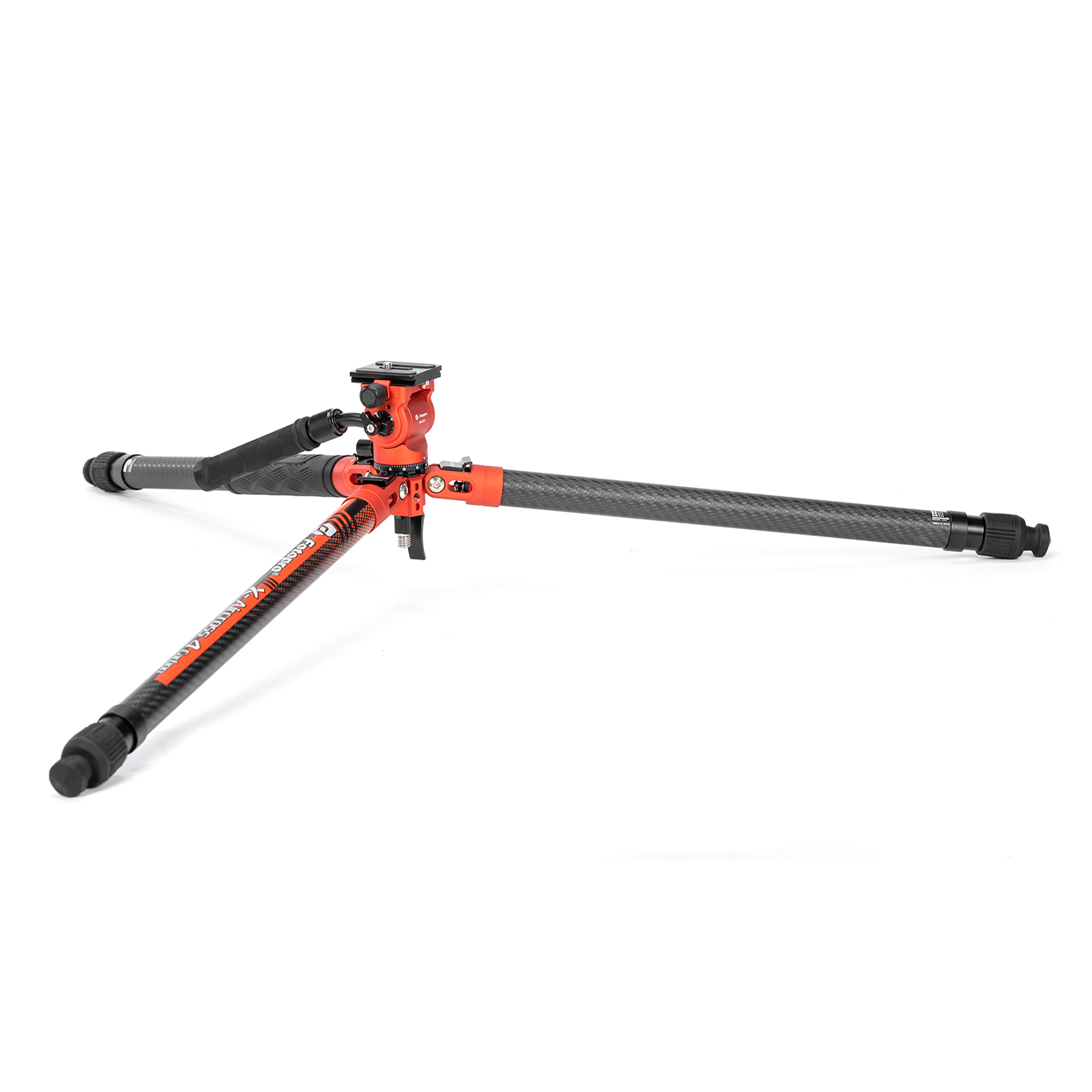 Штатив Fotopro X-Aircross 4 Video Orange, карбоновый, с головой MH-2D, до 3 кг