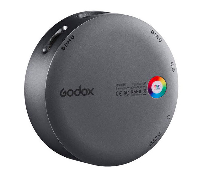 Осветитель Godox RGB Mini R1, светодиодный, 5 Вт, 2500-8000К, RGB