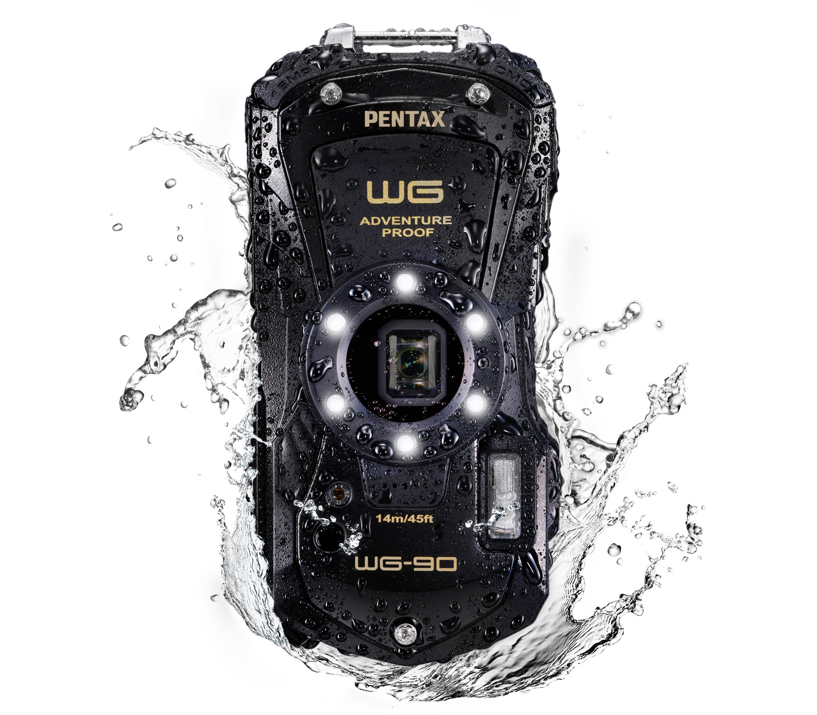 Компактный фотоаппарат Pentax WG-90, черный