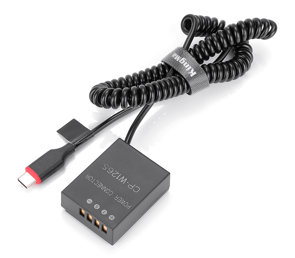 Адаптер питания Kingma TC-W126, USB type C, вместо Fujifilm NP-W126