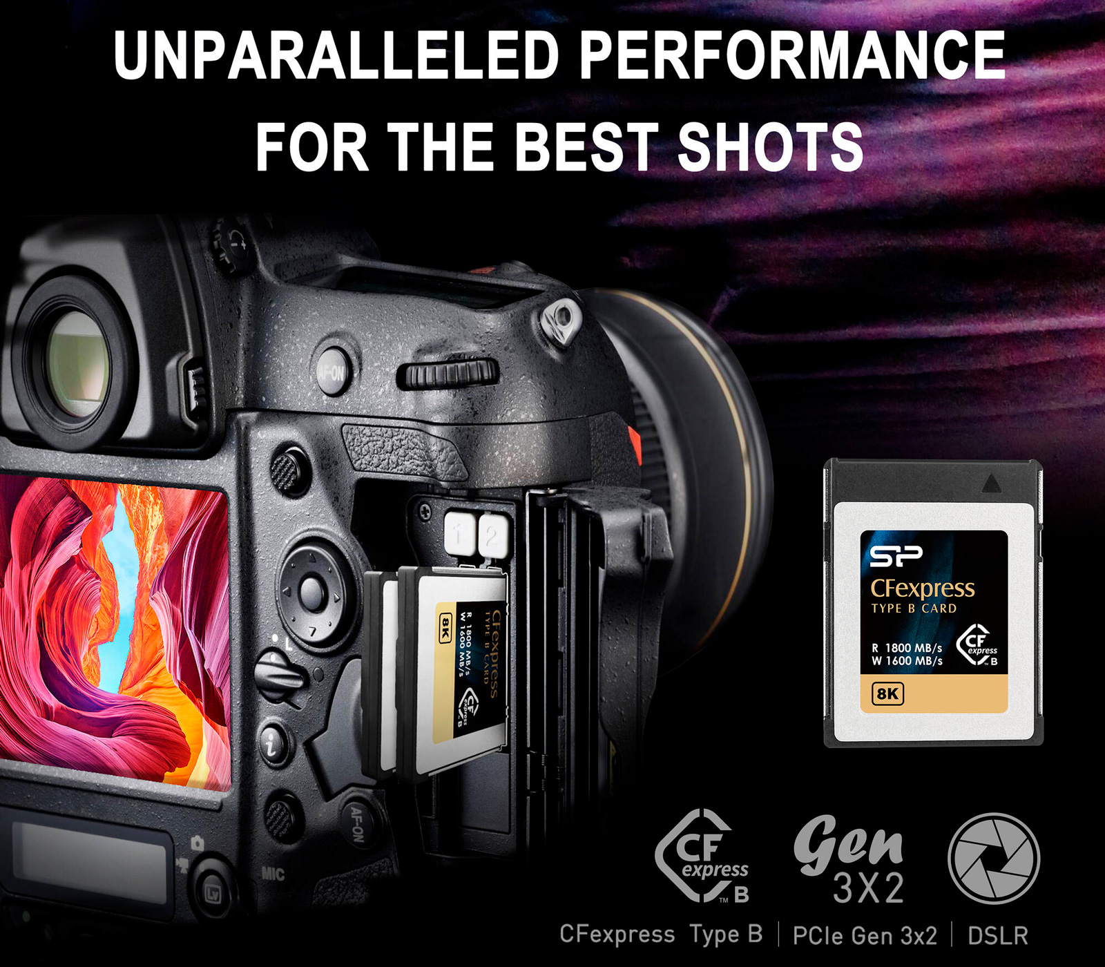 Карта памяти Silicon Power CFexpress Type B 2TB (R1800/W1600)