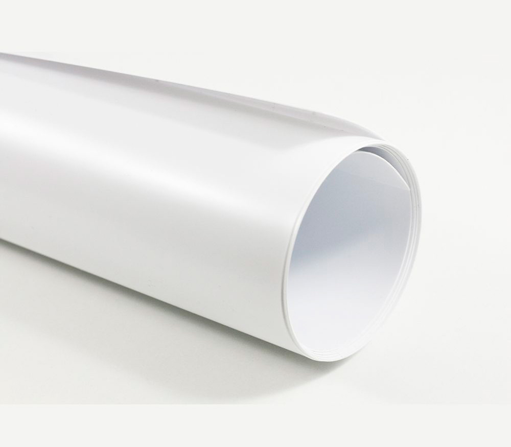 Фон Superior 1309 Super White Matt пластиковый, 1 х 1.3 м, белый, матовый