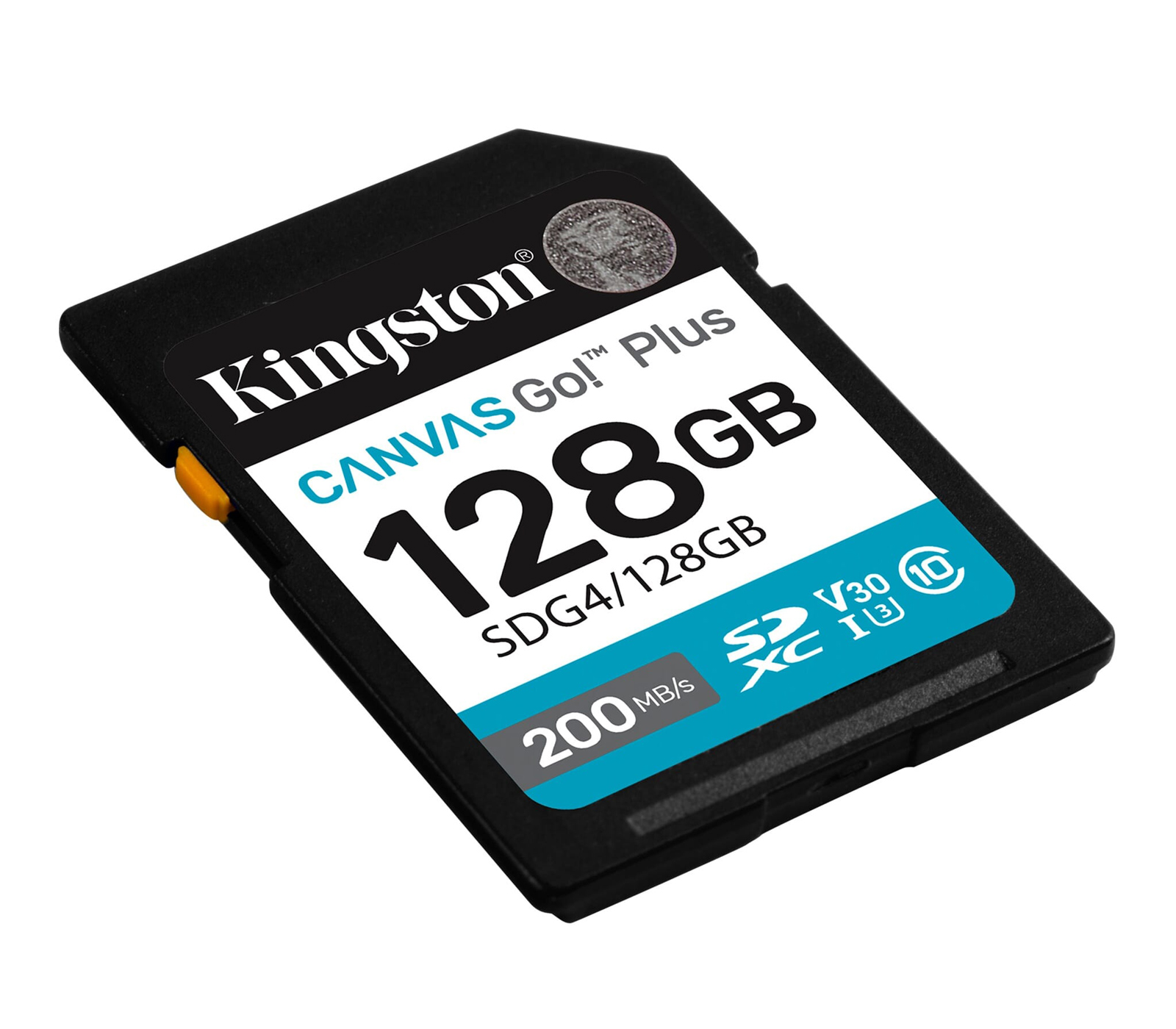 Карта памяти Kingston SDXC 128GB Canvas Go! Plus G4 UHS-I U3 V30 200Mb/s