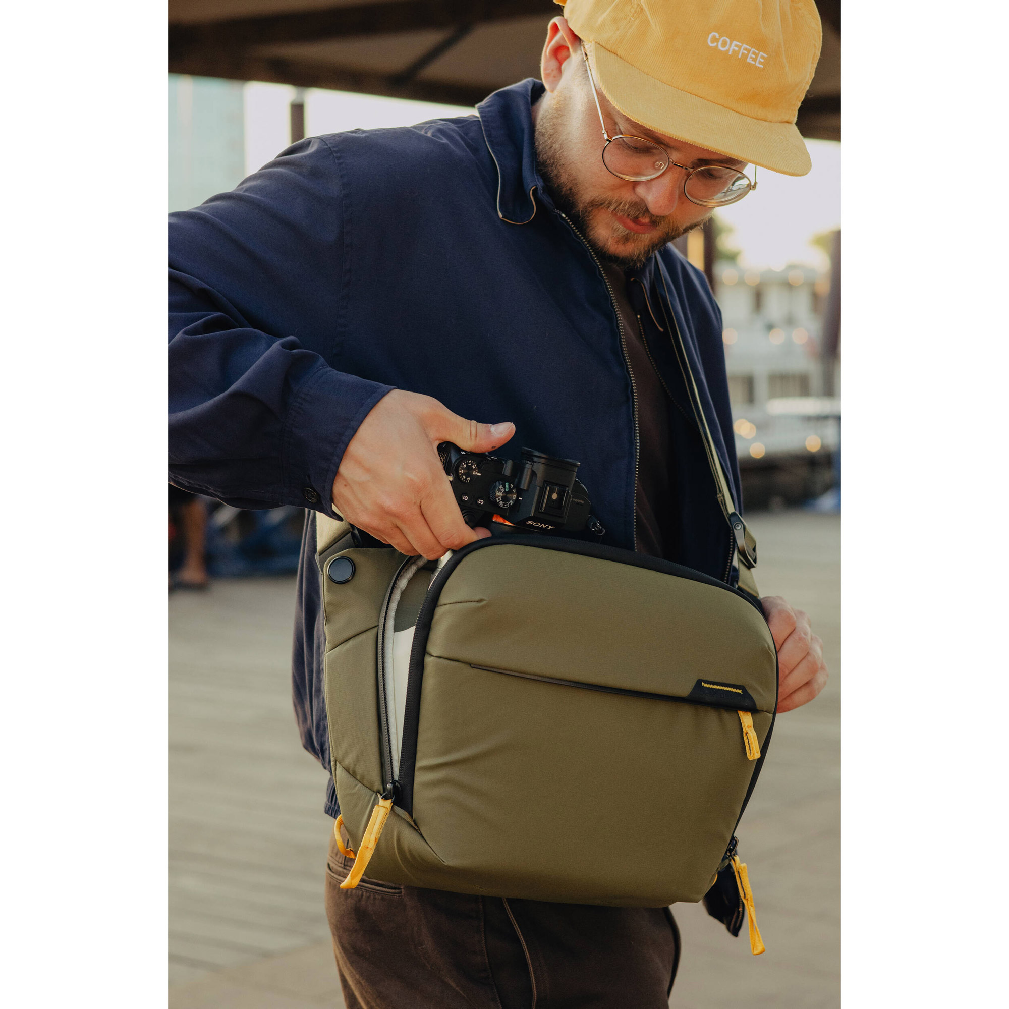 Сумка Peak Design The Everyday Sling 6L, цвет Kelp, оливковый