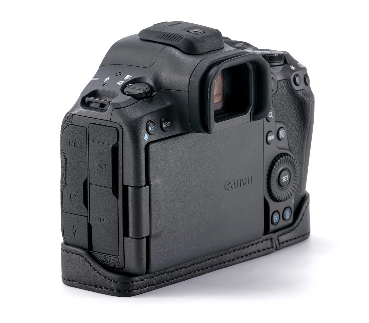 Чехол Tilta Leather Camera Case для Canon R5 Mark II, кожаный, черный