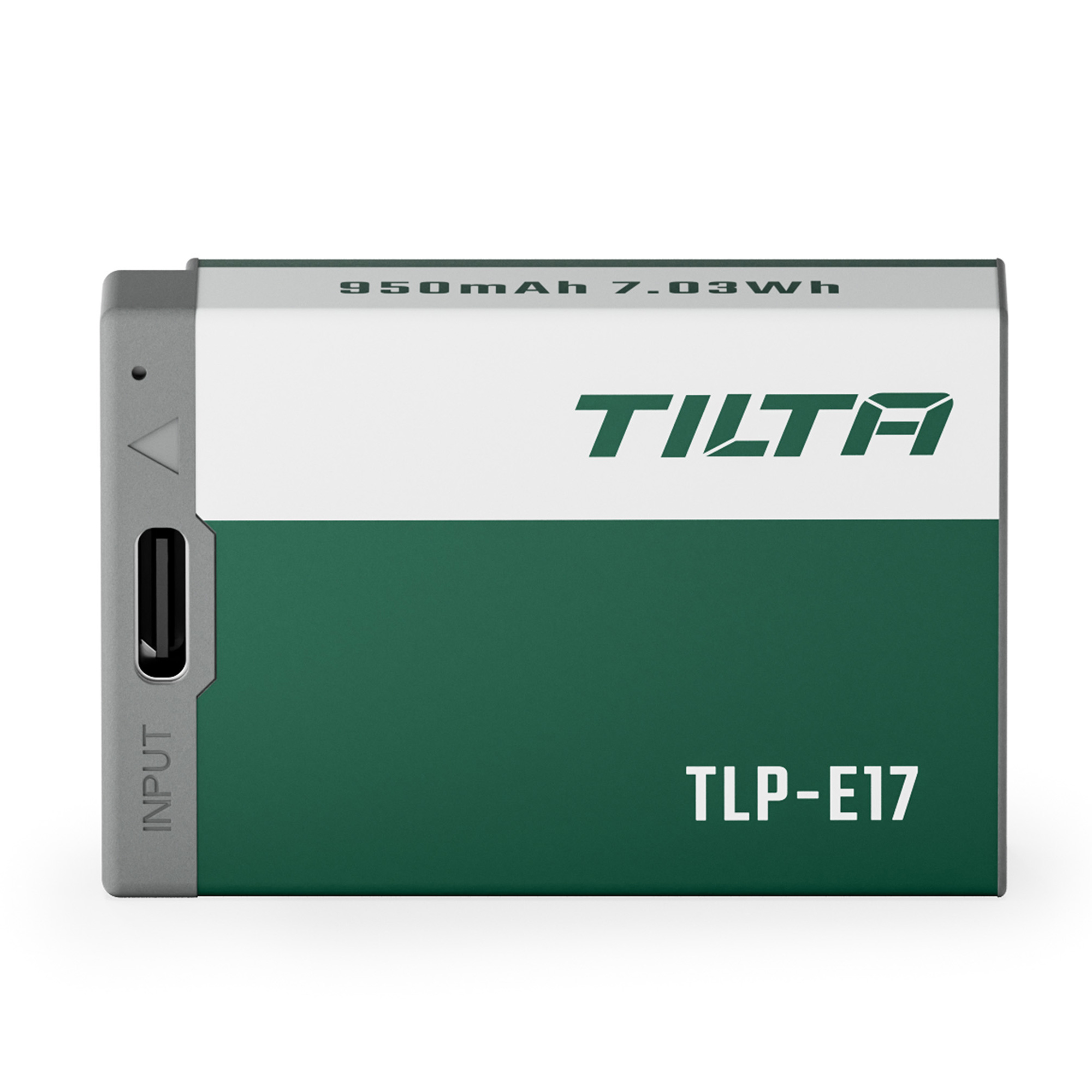 Аккумулятор Tilta LP-E17 Forest Green, 950 мАч, USB-C, декодированный чип