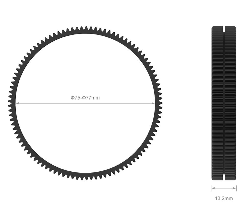 Зубчатое колесо SmallRig 3294, диаметр 75-77 мм, для систем Follow Focus