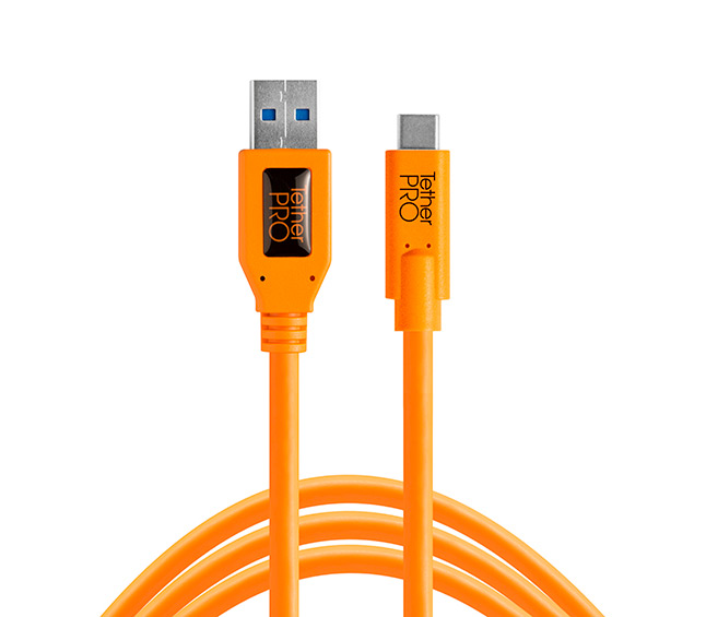 Кабель Tether Tools TetherPro USB 3.0 to USB-C, 4.6 м, оранжевый