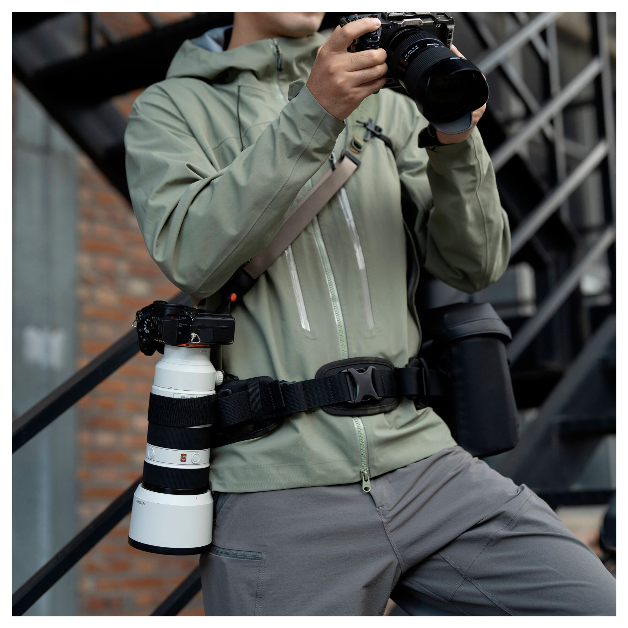 Поясной ремень PGYTECH OneMo Photography Waist Belt разгрузочный, цвет: Dark Night Camo