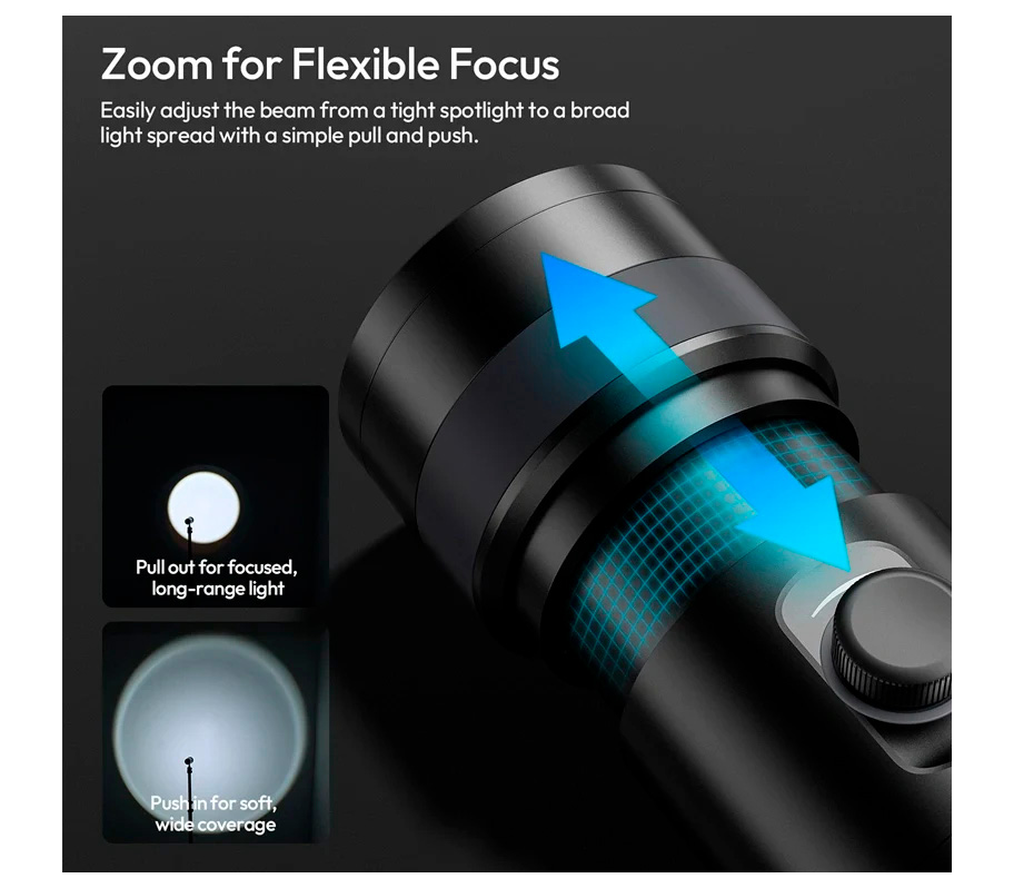 Фотофонарь Ulanzi LM01 V2 Photography Flashlight, 10 Вт, RGB (фонарь фотографа)