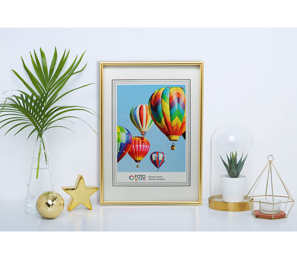 Фоторамка Fotografia 20x30 см, золотистая