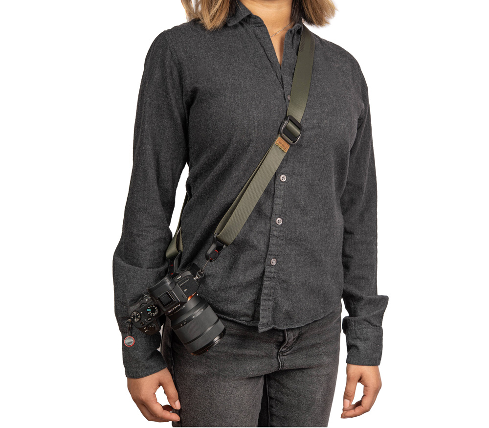 Ремень Peak Design Camera Strap Slide Lite, темно-зеленый (Sage)