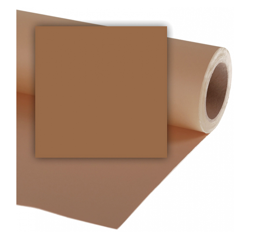 Фон VIBRANTONE 20 Mid Brown, бумажный, 2.1 x 11 м, коричневый