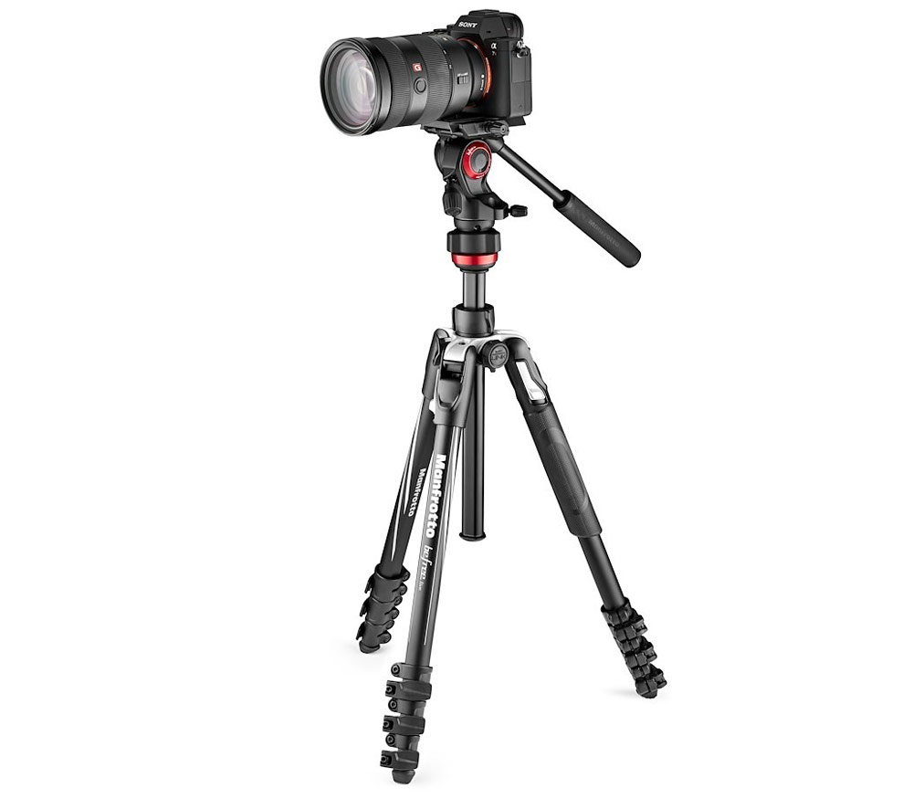 Штатив Manfrotto Befree Live с 2D видеоголовкой, клипсовый замок (MVKBFRL-LIVE)