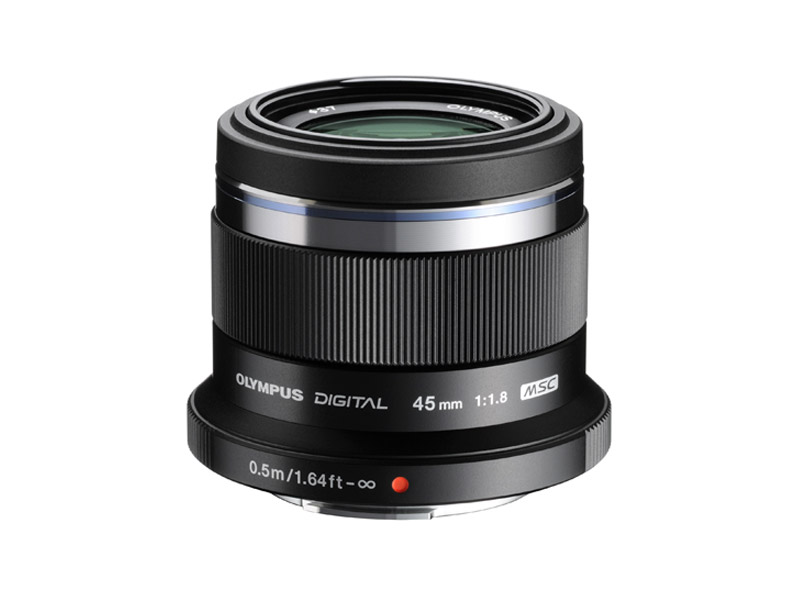 Объектив OM System M.ZUIKO Digital 45mm f/1.8, черный