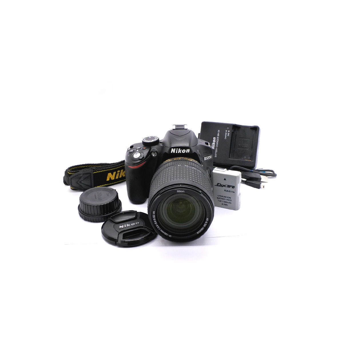 Зеркальный фотоаппарат Nikon D3200 Kit AF-S 18-140mm f/3.5-5.6G VR DX (состояние 4) (б/у)