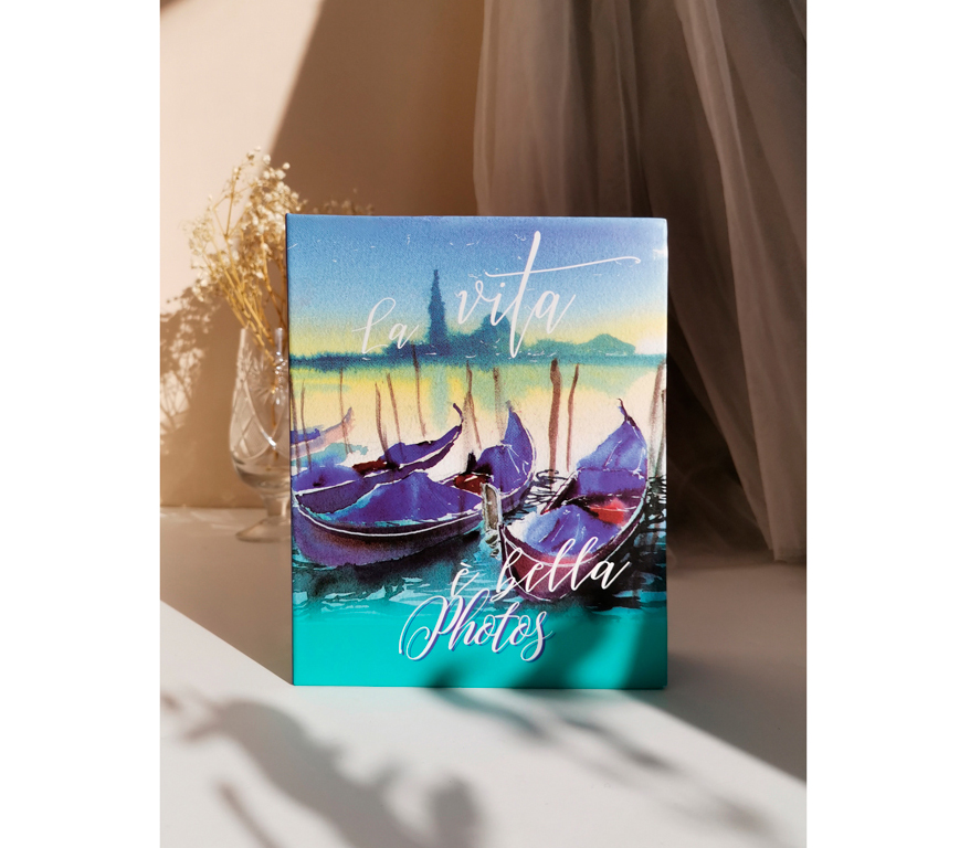 Фотоальбом Полином 200 фото 10х15 см, watercolor travel, Венеция