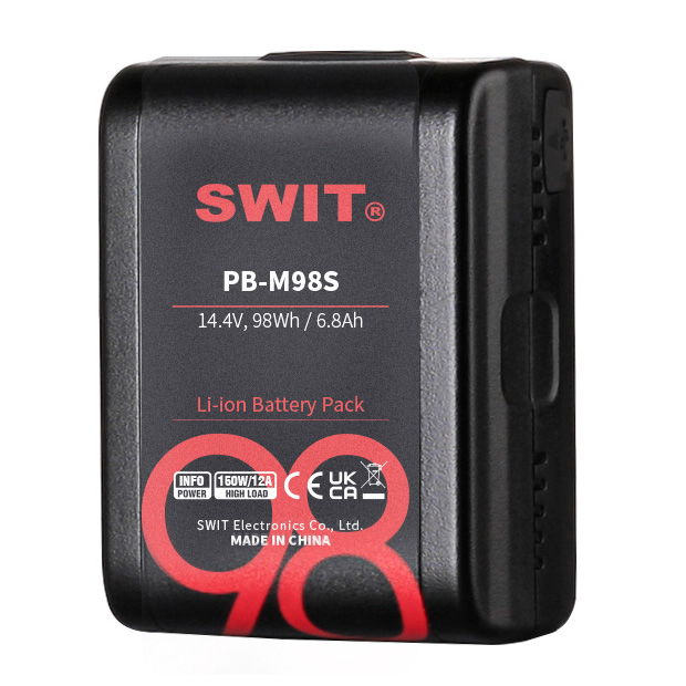 Аккумулятор SWIT PB-M98S V-Mount Pocket, 98 Втч, D-Tap, USB-A