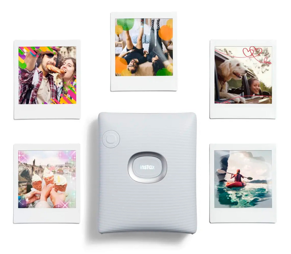 Фотопринтер Fujifilm Instax Square Link Gift Box - Ash White