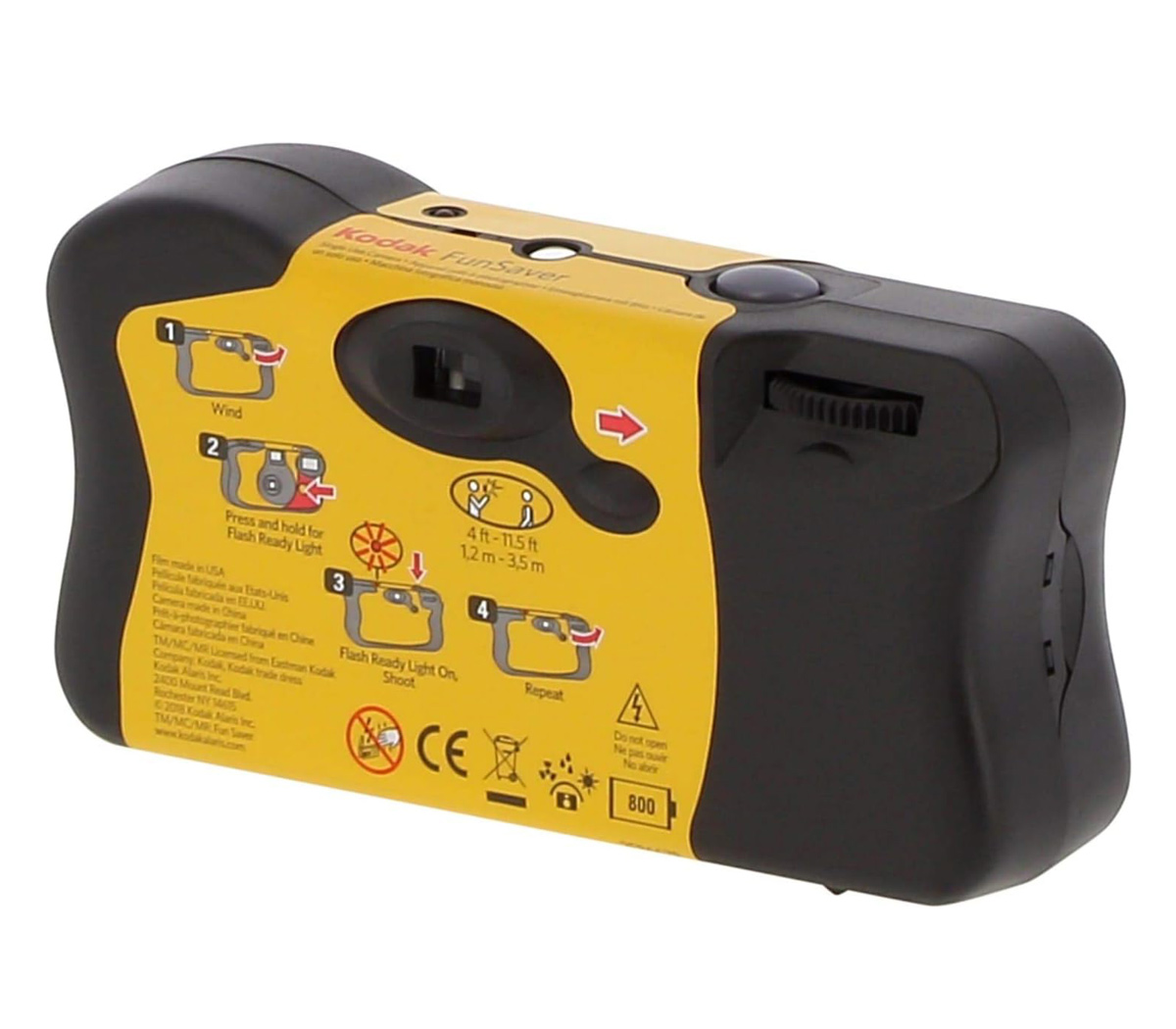 Одноразовый фотоаппарат Kodak Fun Saver Single Use Camera 800/39