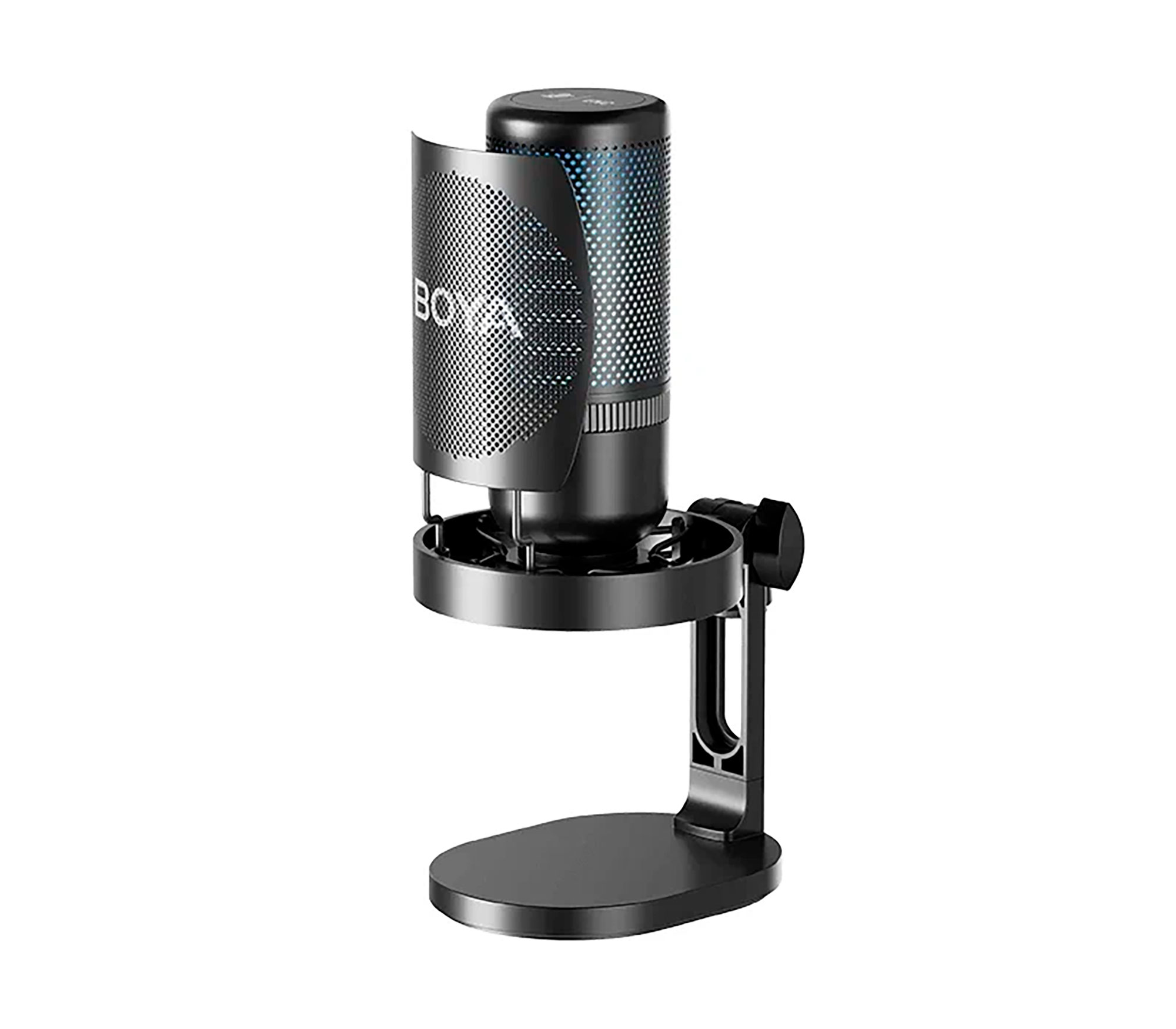 Микрофон Boya K3, настольный, USB, RGB подсветка