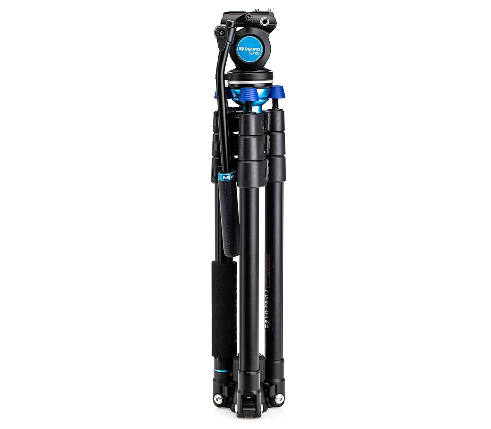 Штатив Benro Aero 2 PRO с видеоголовкой, клипсовые замки