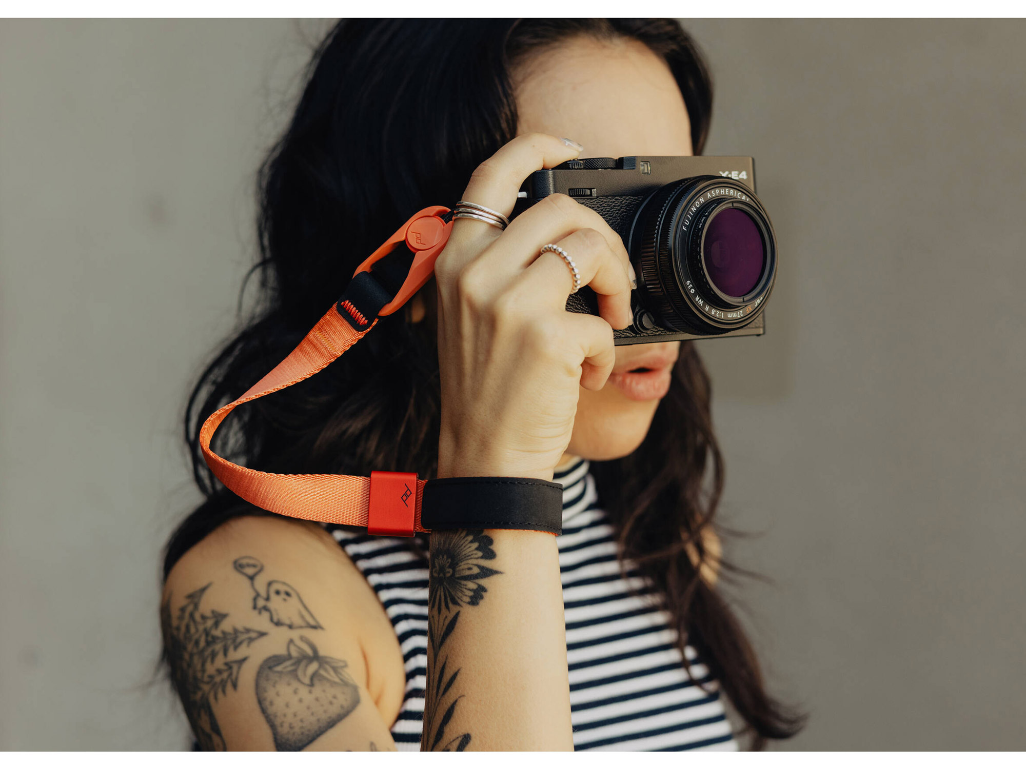 Ремень на запястье Peak Design Cuff, цвет Ibis, оранжевый