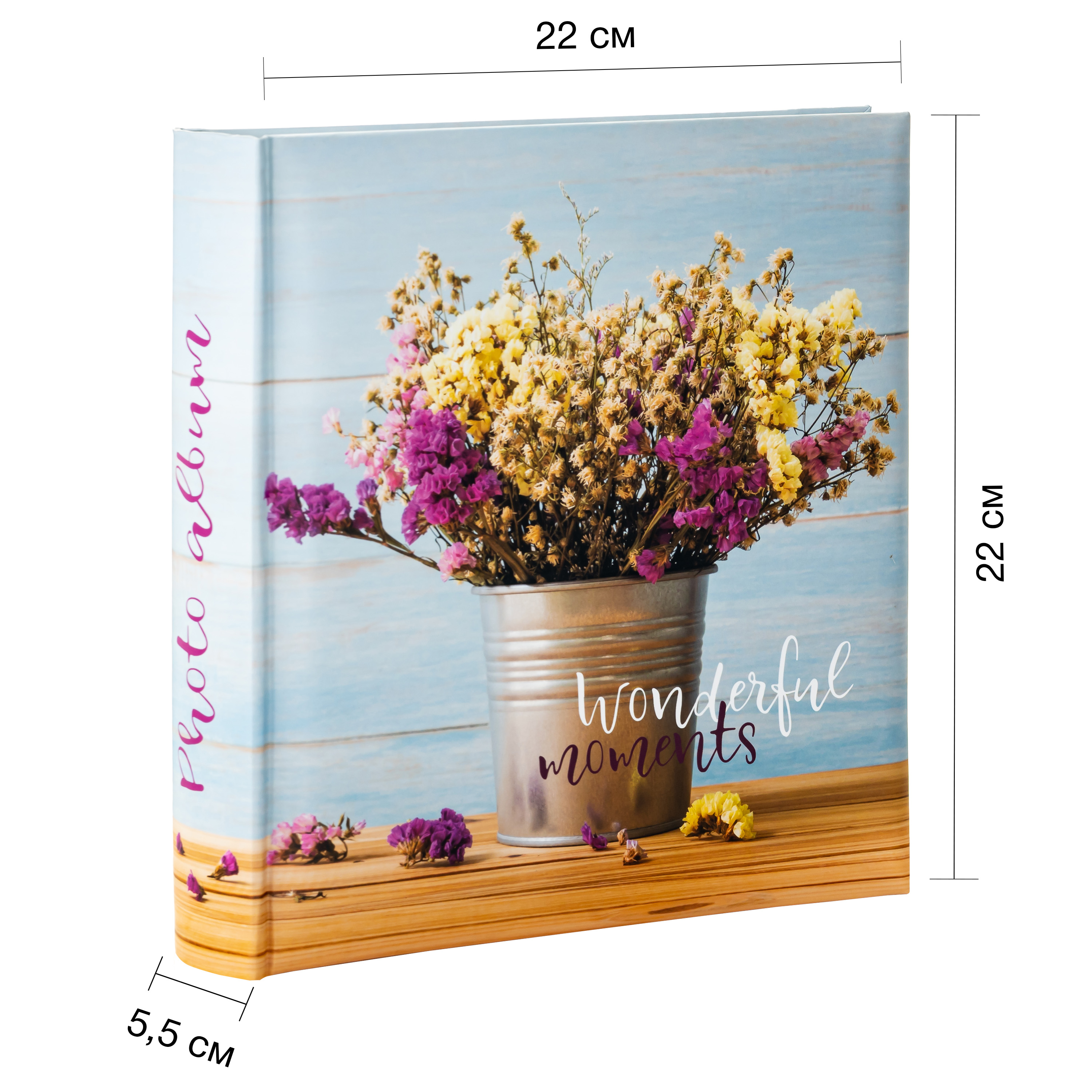 Фотоальбом Fotografia 10x15 см 200 фото, «Цветы», FA-BBM200 - 352