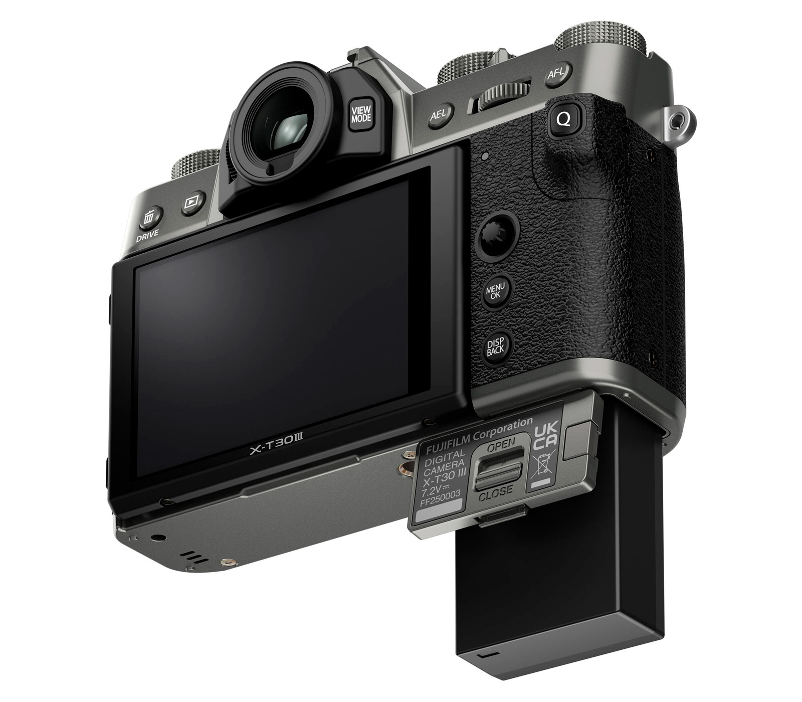 Беззеркальный фотоаппарат Fujifilm X-T30 III Kit XC 13-33mm, угольно-серебристый