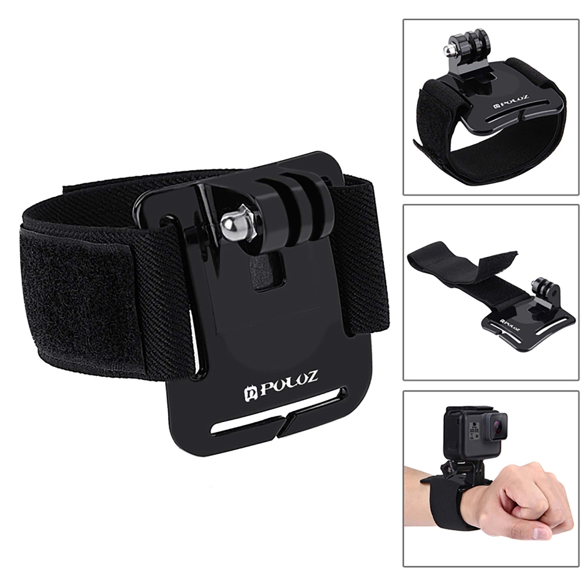 Комплект аксессуаров Puluz PKT09 Accessories Combo Kit, 53 в 1, для экшн-камер в кейсе, черный