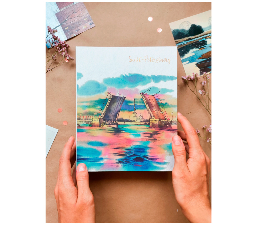 Фотоальбом Полином 200 фото 10х15 см, Санкт-Петербург - Разводные мосты