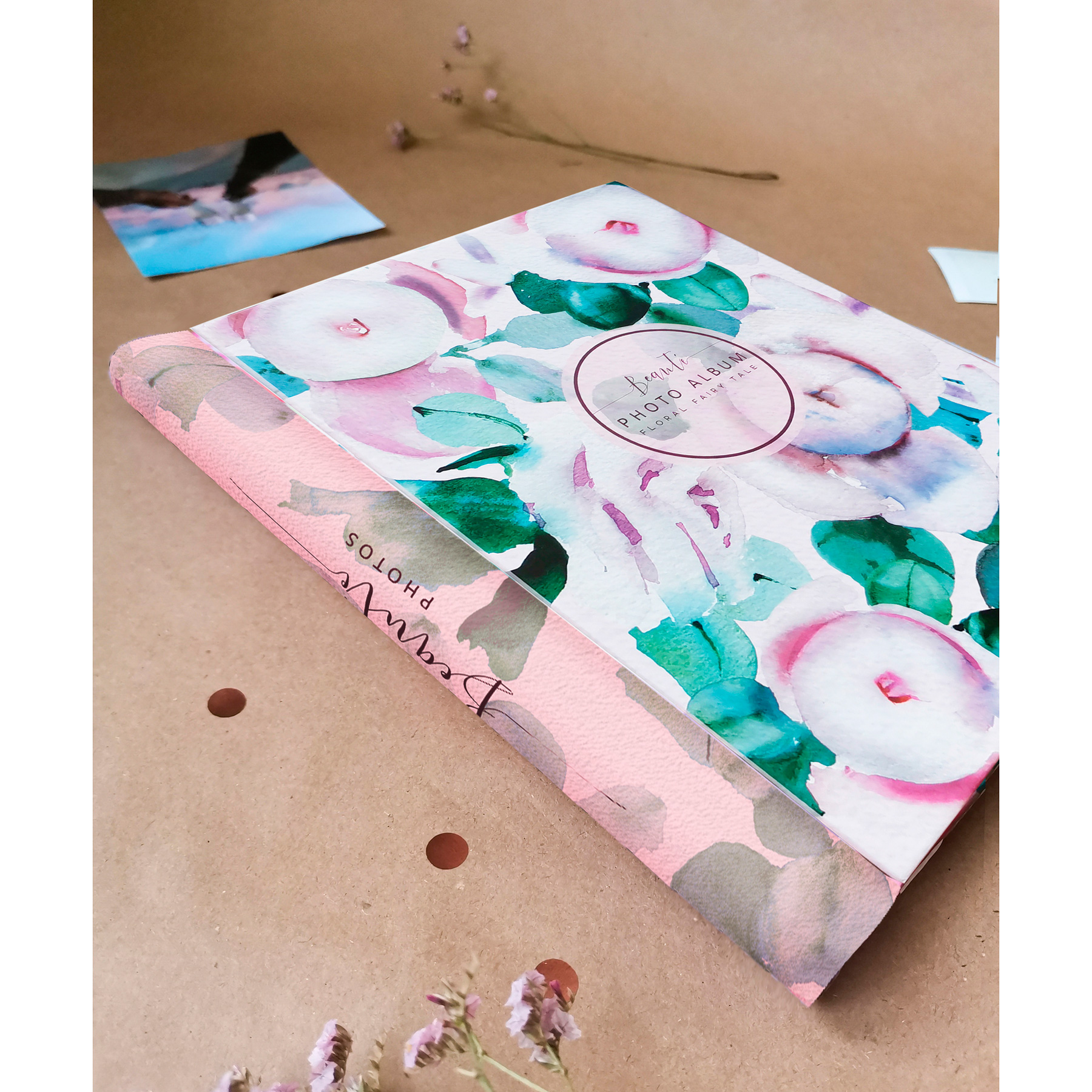 Фотоальбом Полином магнитный, 10 листов 23х28 см, «Flora art» Розы