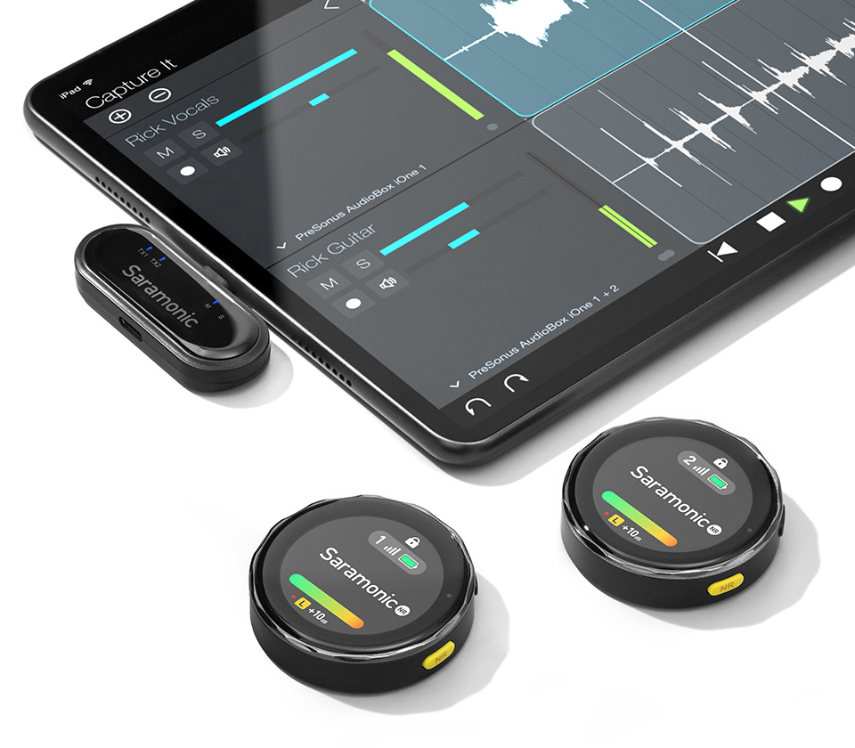 Беспроводная система Saramonic BlinkMe U2, TX+TX+RXUC+RXDi, 2.4 ГГц, Lightning, USB-C