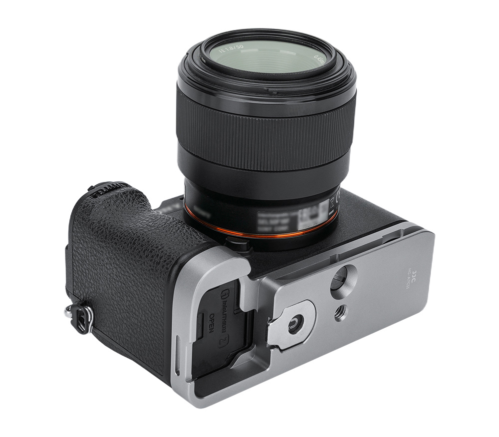 Дополнительный хват JJC HG-A7CII SILVER, для Sony A7C II, A7C R, серебристый